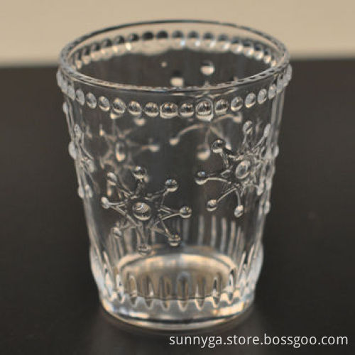 New Arrival Glass Candle Holder with 270ml